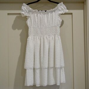 A Line Casual Dress Short Sleeve Mini Dress